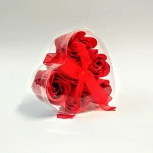 Alternative view of Corazón Jabón 6 Rosas
