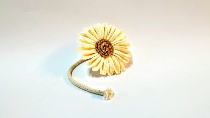 Flor Margarita Con Mecha