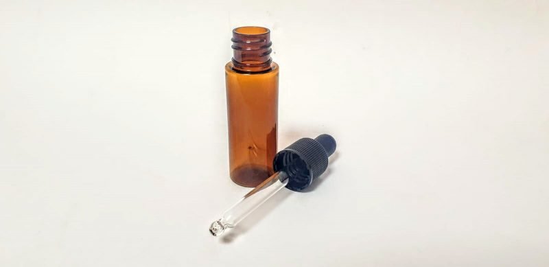 Frasco PET con gotero AMBAR 20ML